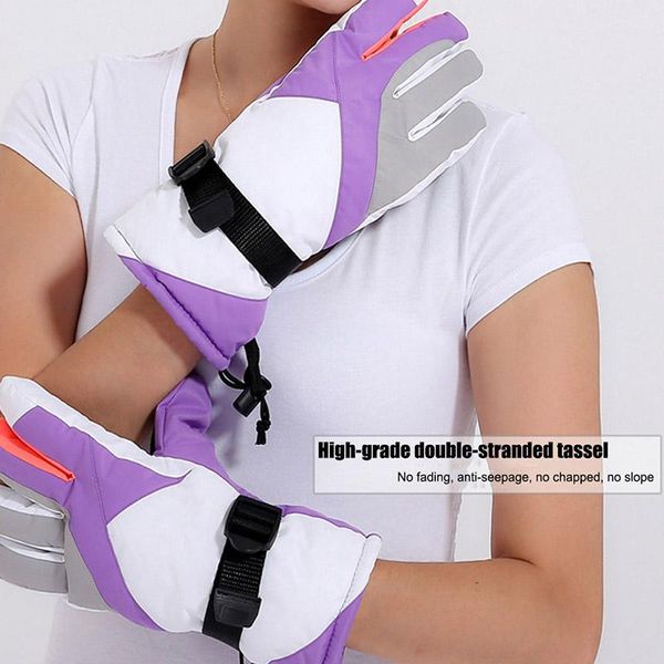 

ski gloves women winter warm waterproof thickened outdoor riding sports thin889