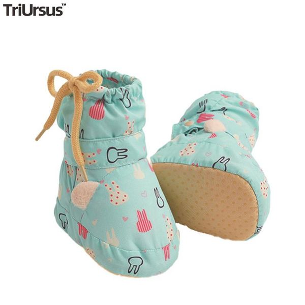 

first walkers triursus baby boys girls warm booties cartoon soft sole firstwalkers 0-12 months infant toddler walking shoes