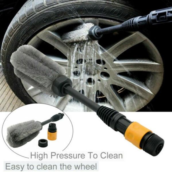 

watering equipments car wheel cleaning brush tool tire washing clean alloy soft bristle cleaner set brushes black auto detailing care