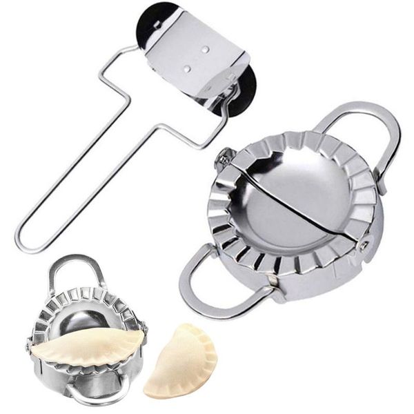 

2pcs/set stainless steel dumpling mould lazy must-ravioli making mold baking accessories for home kitchen tools & pastry