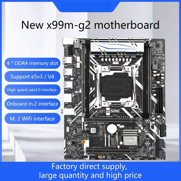 

motherboards x99m-g2 motherboard for e5 2620v3 processor support pcie 16x usb 3.0 sata and ddr4 memory