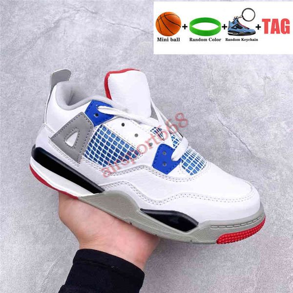 

infants 4 4s ps kids basketball shoes university blue bred sail what the pink fire red royalty men women designer sneakers trainers eur{cate