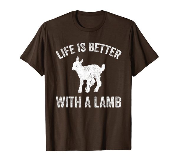 

Life Is Better With A Lamb T-Shirt - Funny Lamb Farmer Gift, Mainly pictures