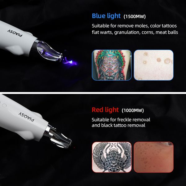 

9+9powerupgradepicosecondlaserpenblueredlighttherapymolewartfreckleblacktattooremovallaserbeautyinstrument raben