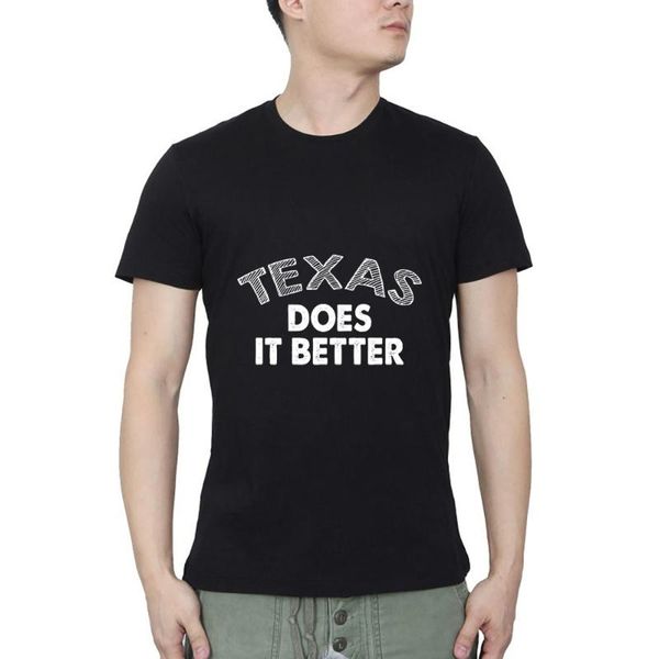 

men's t-shirts texas 4th of juli cool gift idea casual summer t-shirt streetwear o neck, White;black