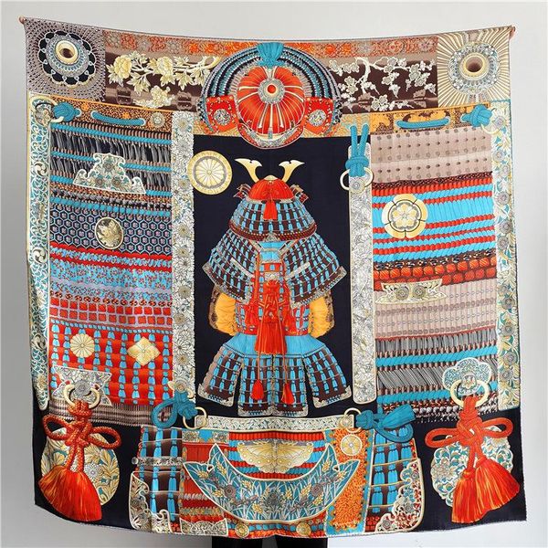 

scarves 110 silk square scarf mulberry-scarf wrap shawls pure sillk large scarfs designer satin luxe japan samurai, Blue;gray