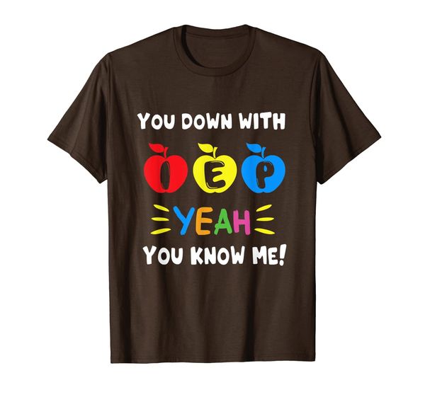

you down with iep yeah you know me teacher gift t-shirt, White;black