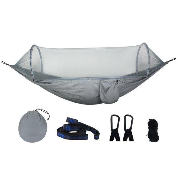 

outdoor games & activities large hammock mosquito net portable encryption mesh fit all camping easily installed equipment