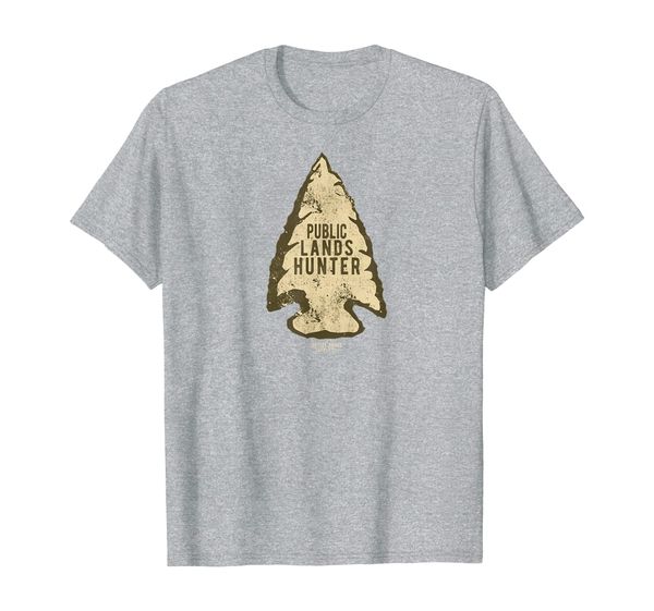 

public lands hunter arrowhead t-shirt, White;black
