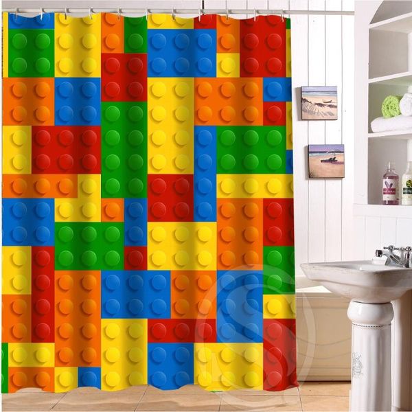 

shower curtains colored fluorescent color decorative pattern custom curtain bath waterproof eco-friendly ring