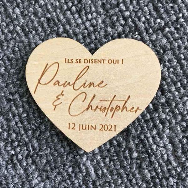 

wedding gift save the date magnets wooden use in invitations personalised birthday engraved handmade gifts party favor