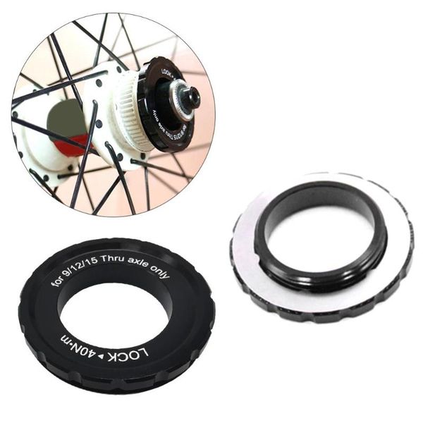 

bike brakes mountain road bicycle center lock adapter disc brake rotor cover for 12/15/20mm thru axle