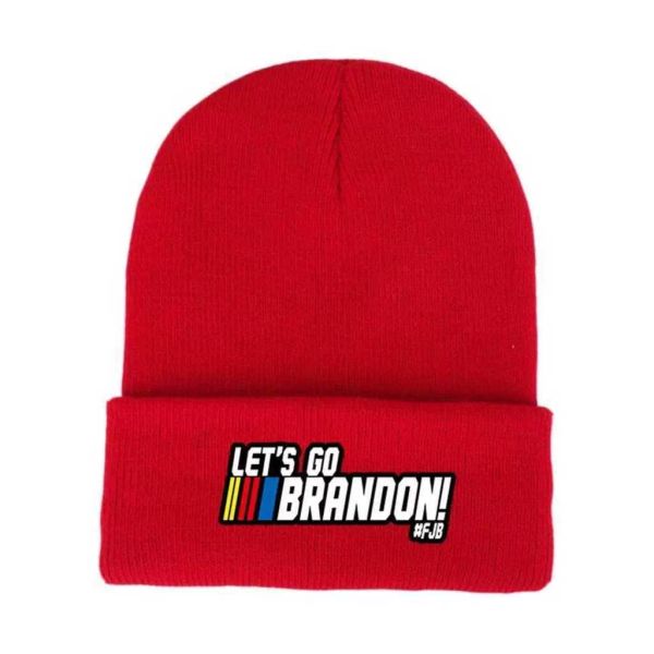 

the us election letters printed knitted hat fashion 2021 winter warm let's go brandon kids boys girls wool hat ski hip hop beanie skull, Yellow