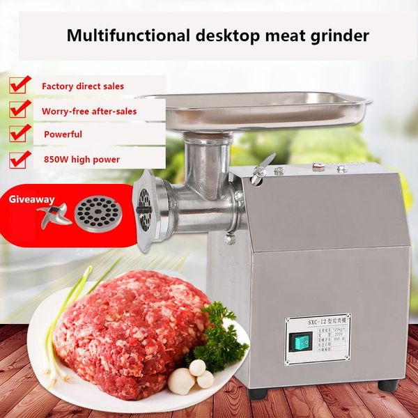 

deskstainless steel ground meat grinder fish bone lamb and beef sausage stuffer commercial electric grinders