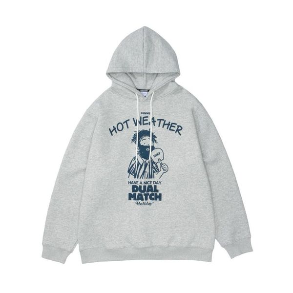 

men's hoodies & sweatshirts eukaaru cartoon fashion hoodie men streetwear clothes man thick women oversized hip hop pullover, Black