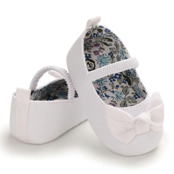 

first walkers born baby girls shoes toddler soft solid color comfortable bottom non-slip bow fall