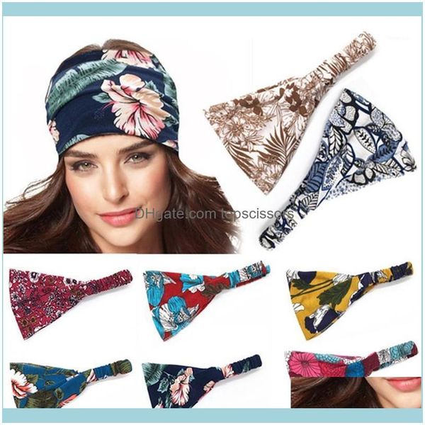 

aessories & tools productsboho ladies floral printed headband elastic wide hairband female bandage fashion hair bands women aessories1 drop