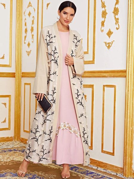 

eid mubarak islam muslim cardigan mujer abayas for women turkey hijab dress kaftan caftan marocain abaya dubai robe musulmans, Red
