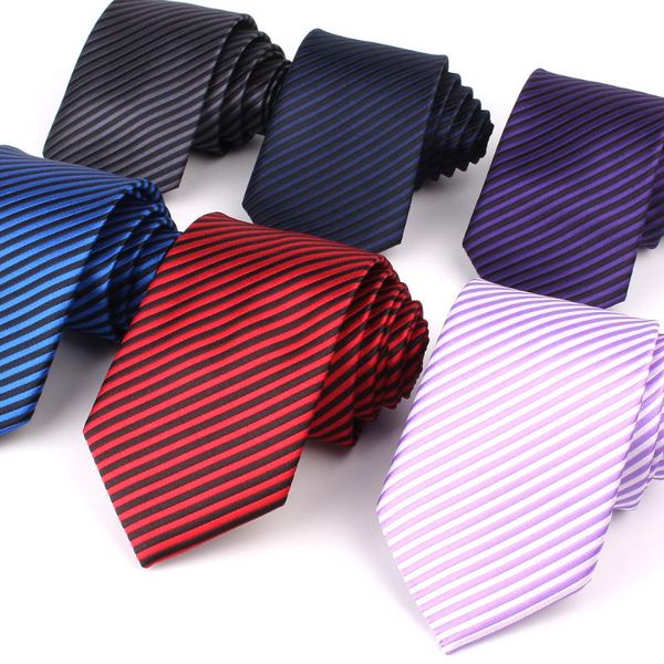 

bow ties skinny stripe neck for men women casual solid color tie suits slim wedding business groomsman necktie gravata gifts, Black;gray