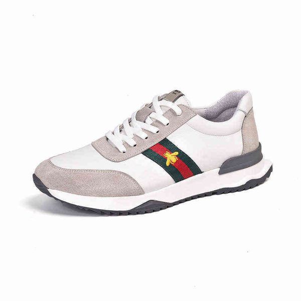 

men's sho four seasons small white breathable leather board youth sports leisure trendy personalized men's single