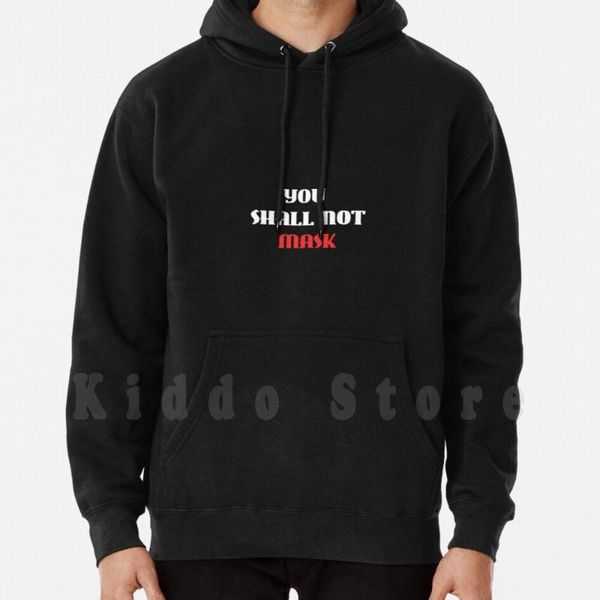 

men's hoodies & sweatshirts you shall not mask funny sarcastic logo black long sleeve gandalf pass orc elf