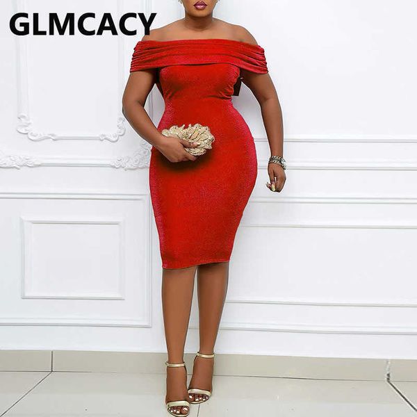 

woemn off shoulder back bow tie bodycon dress elegant evening party midi dresses 210702, Black;gray