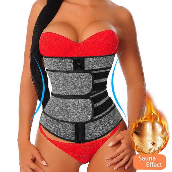 Neoprene sauna shaper cintura treinador espartilho suor cinto de emagrecimento para mulheres perda de peso compressão aparador exercício fitness x0713