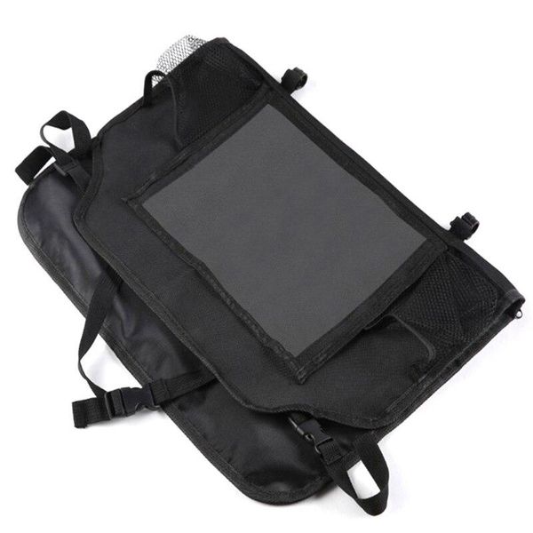 

car organizer for seat back multi-pocket storage bag box travel auto accessories interior gadget tidying bags with tablet holder