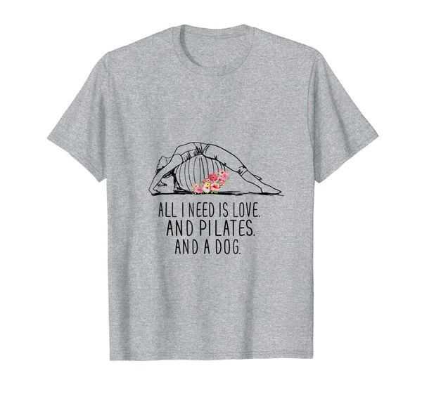 

all i need is love pilates dogs |gift for your love, White;black