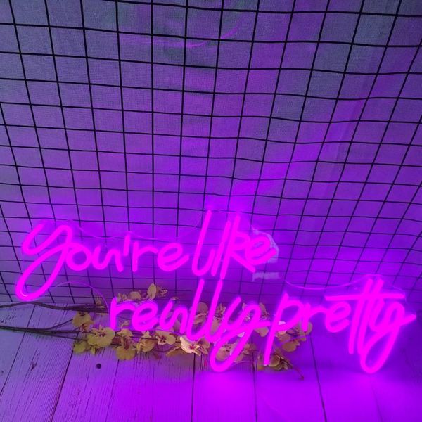 

other lighting bulbs & tubes custom you're like really pretty led neon signs light for acrylic home room wall decoration ins party wedd
