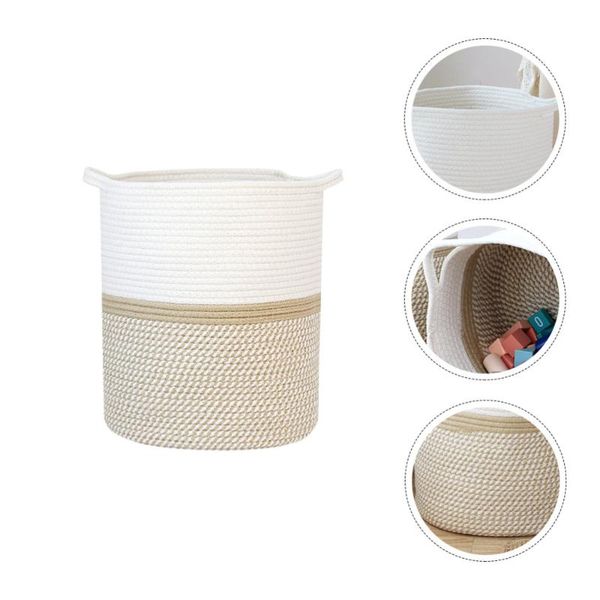 

pet storage bin basket cotton thread sundry container organizer baskets