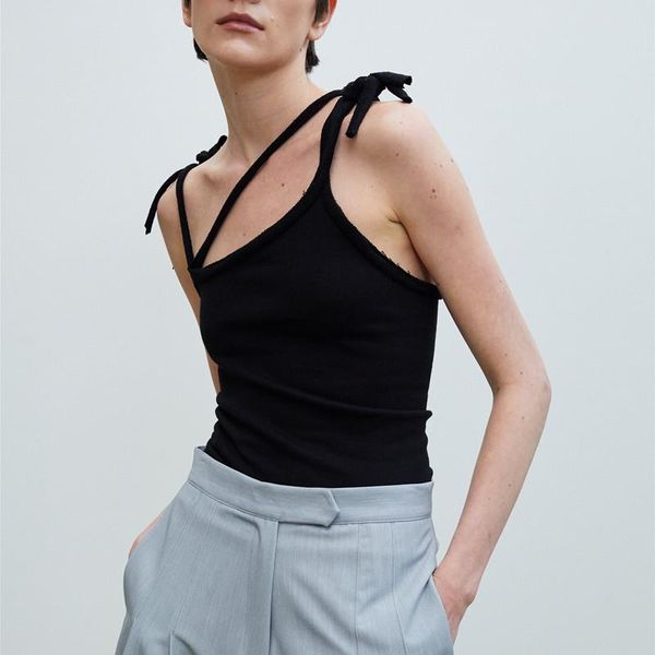 

hip hop grunge gothic bandage black women camis mall goth punk bodycon backless crop emo techwear summer streetwear 2021 women's tanks, White