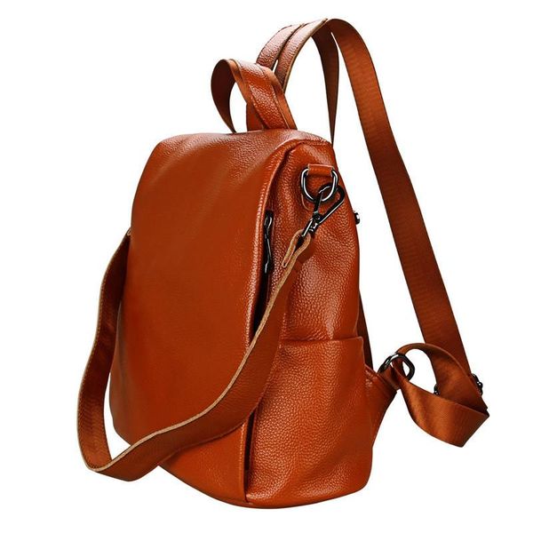 

outdoor bags travel bag woman backpack cow leather casual lady lapbritish style daypack for men women school boys girls