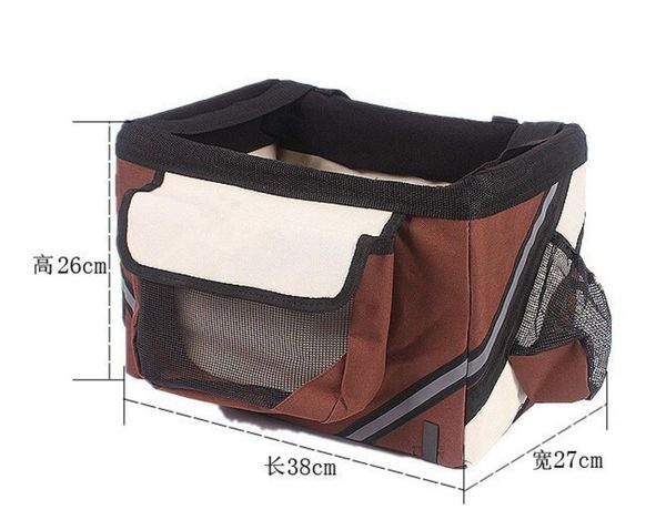 

dog car seat covers pet bike basket bag bicycle front carrier puppy travel for small accessories under 6kg