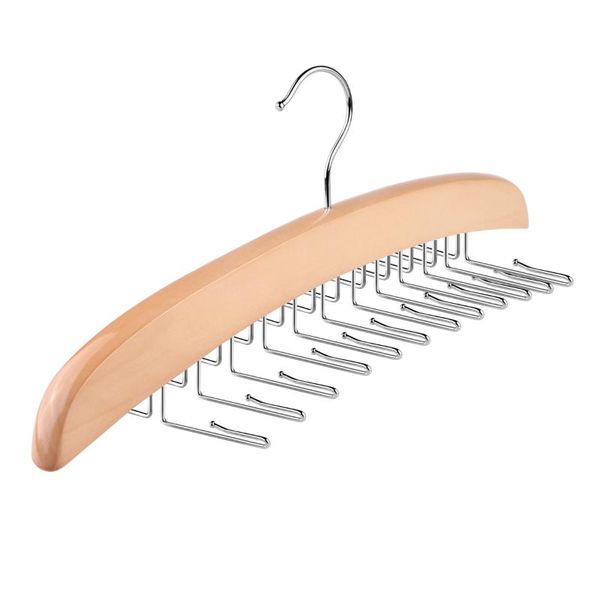 

hangers & racks wooden belt storage rack hanging tie shelf silk scarf hanger finishing wardrobe closet organizer holder