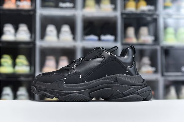 

2022 mens womens casual shoes white black blue triple s low make old combination boots sports size 35-45 201256