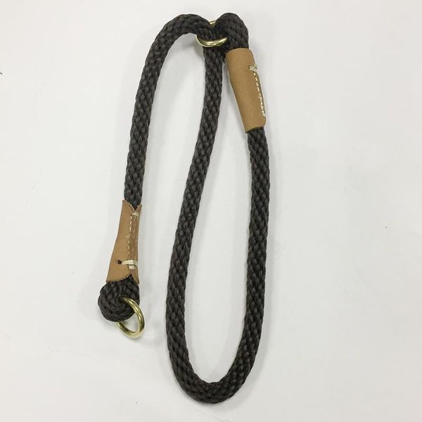 

dog collars & leashes handmade nylon leather design braided slip/choke training collar for dogs