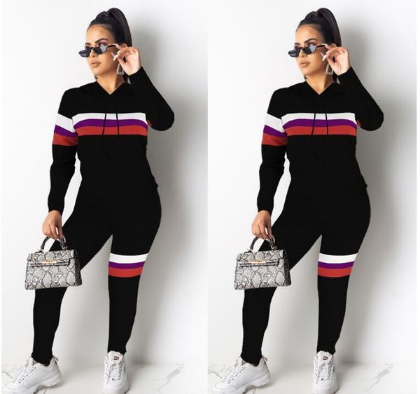 

new women's suit sweatsuit suits for women set hoodies sweatshirt+sweat pants, Gray