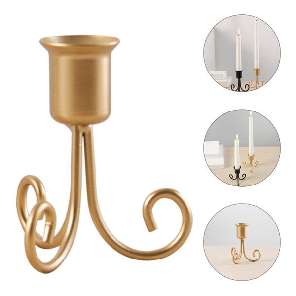 

candle holders 1pc creative art candleholder candlestick ornament iron
