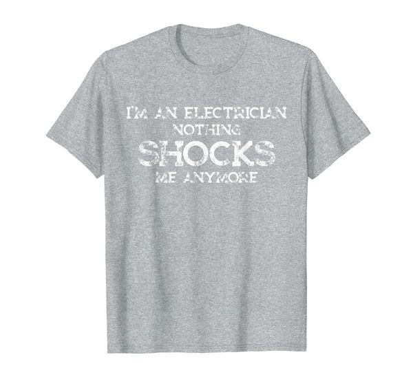 

electrician gift for men funny design t-shirt, White;black