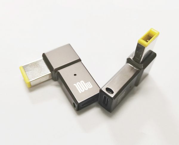 100 W 5 A USB-Typ-C-Laptop-Stromanschluss für Lenovo Thinkpad USB-C PD Schnellladestecker-Adapter-Anschluss/2 Stück