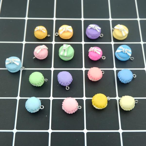 

charms kawaii macaron pendants for diy decoration bracelets necklace earring key chain jewelry making, Bronze;silver