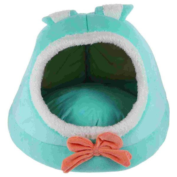 

cat beds & furniture ear design pet bed house dog plush warm