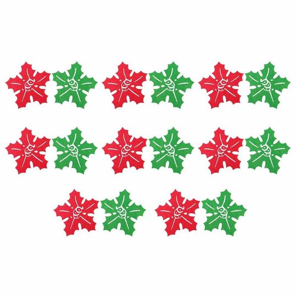 

mats & pads 24pcs exquisite snowflake shaped placemats household desktop