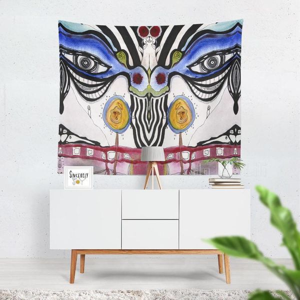 

tapestries tapestry colorful art abstract boho dorm room wall decor