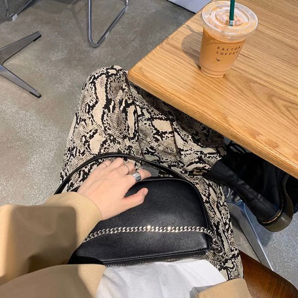 

women three in one shoulder messenger retro chain under the armpit female cool crossbody bags handbag and purse travel c0508