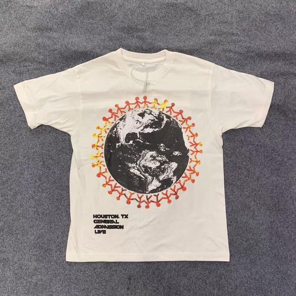 

men's t-shirts 3d foam printing travis scocactus jack festival astroworld t-shirt men women 1:1 t shirt summer tee, White;black