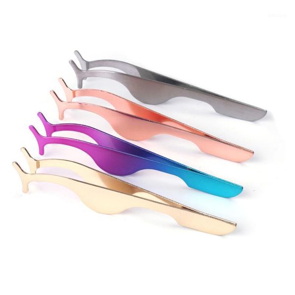 

thinkshow false eyelash tweezers eyelashes applicator extension curler nipper auxiliary clamp makeup forceps tools eyebrow & stencils1