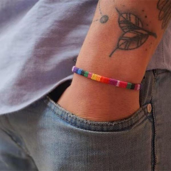 

charm bracelets boho surfer bracelet for men and women handmade summer beach festival jewelry 100% waterproof cotton birthday gift, Golden;silver