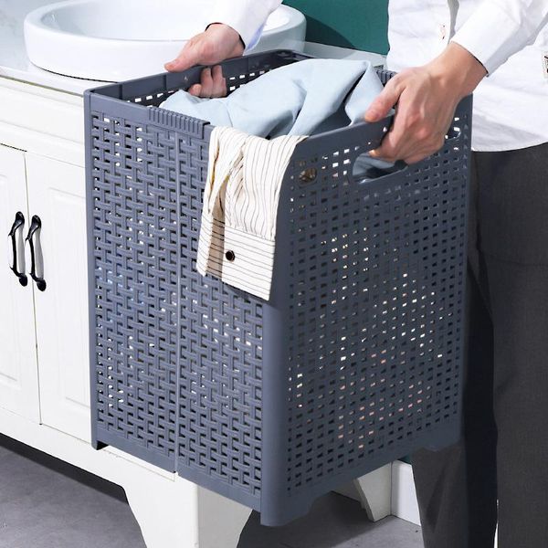 

laundry bags folding storage basket bathroom dirty clothes baskets large capacity toys sundries bucket organizer